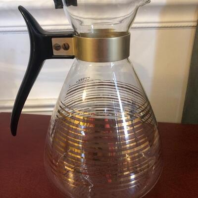Vintage Pyrex coffee / tea pot