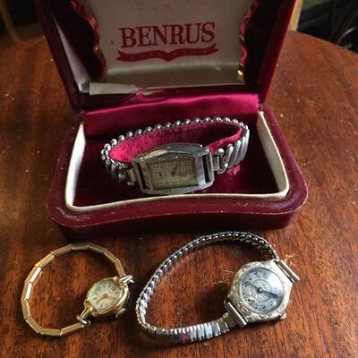 Mixed Vintage Watch Lot with Bulova, Timex and more