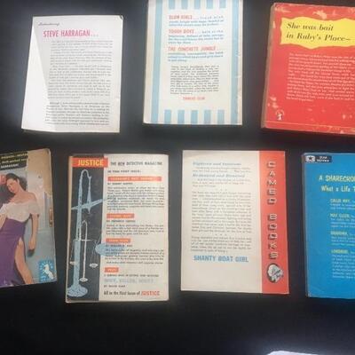 Collection of 7 â€œAdultâ€ Books c1950s