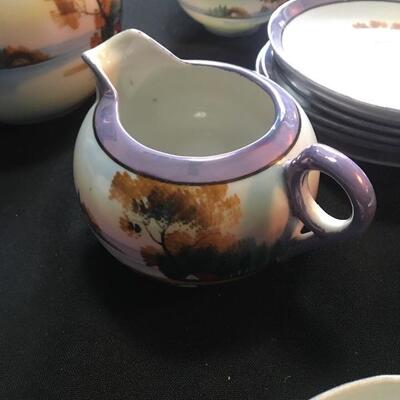 JAPAN Hand Painted Vintage Porcelain Tea Set