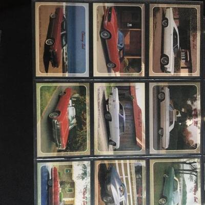 Collection of Vintage Car Cards with Famous Founders