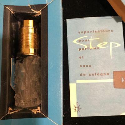 Vintage Paris Step Perfume Bottle 
