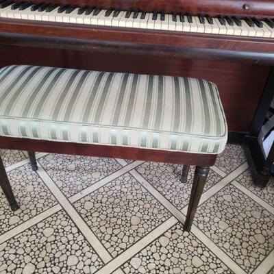 Wurlitzer piano and bench