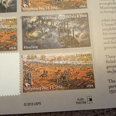 Civil War Forever Stamp Collection