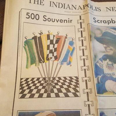 1977 Indianapolis 500 Souvenir Newspaper