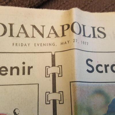 1977 Indianapolis 500 Souvenir Newspaper