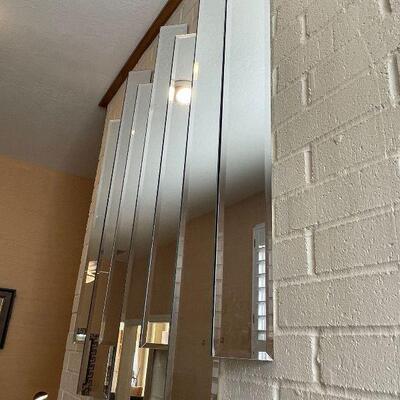 Cool Mid Century Modern 7-Panel Wall Sculpture