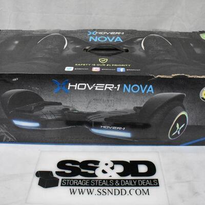 Hover-1 Nova Hoverboard, LED Wheels/Headlights DOES NOT WORK. AS IS. PARTS ONLY