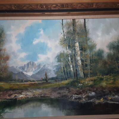 Joseph Fruhmesser Landscape Oil on Canvas