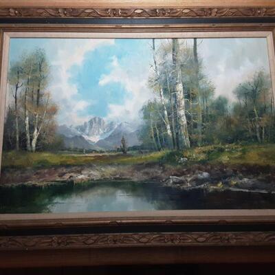 Joseph Fruhmesser Landscape Oil on Canvas