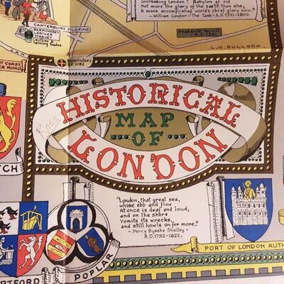 Bartholomew's Historical London map