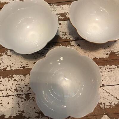 Made in Japan 1950â€™s 3 flower bowls 