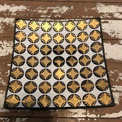MCM gold and black tray 