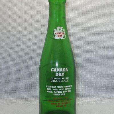 Lot 6 - 7 oz Canada Dry Soda Bottle