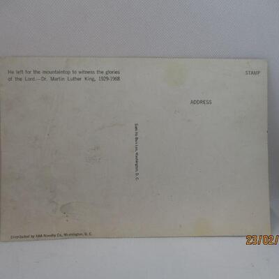 Lot 29 - Jumbo Post Card Martin Luther King Jr