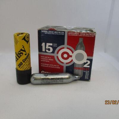 Lot 32 - Crosman CO2 Canisters and BBs LOCAL PICKUP ONLY