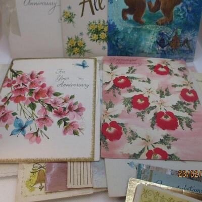 Lot 36 - (25) Vintage Anniversary Cards