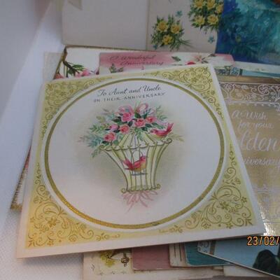 Lot 36 - (25) Vintage Anniversary Cards