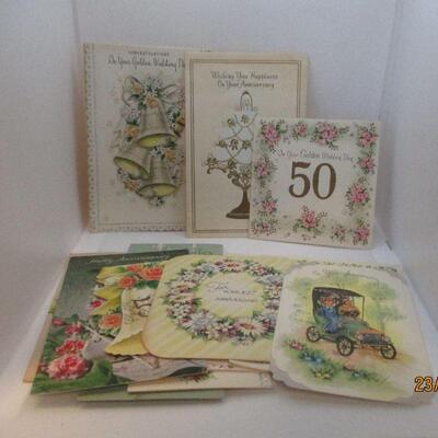 Lot 38 - (25) Vintage Anniversary Cards