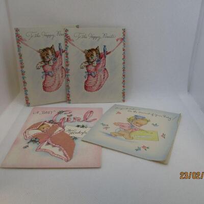 Lot 41 - (13) Baby Congratulations Cards