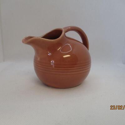 Lot 58 - Small Ball Pitcher Possible Fiesta Ware