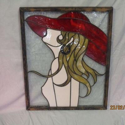 Lot 65 - Red Hat Stained Glass