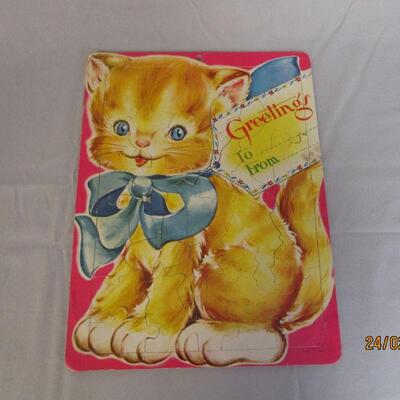 Lot 67 - Kitty Greeting Card Puzzle