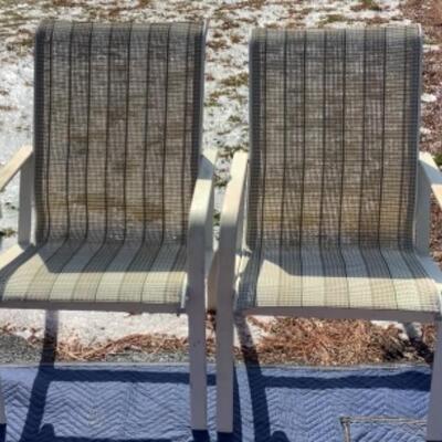 259 Pair of Outdoor Deck Chairs 