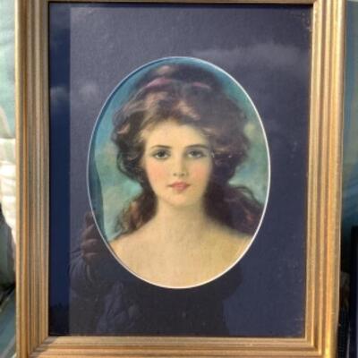 262 Framed Early 1900â€™s Magazine Cover 