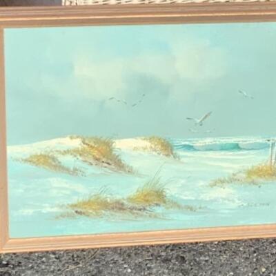 265 Original Signed Oil Painting by C. Melton 