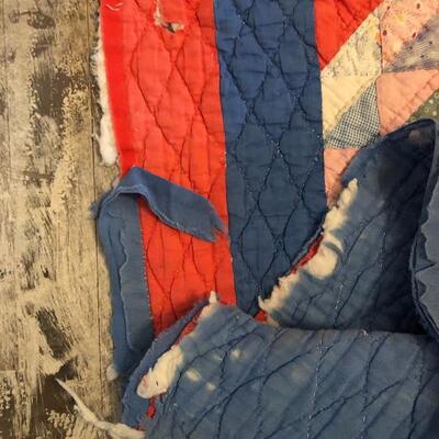 Vintage unfinished quilt - 