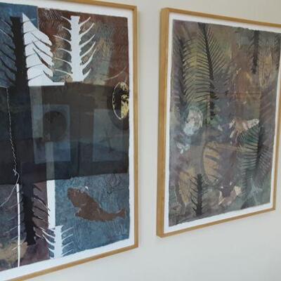 Judy Quinn Vol-Denuit mixed-media art pieces