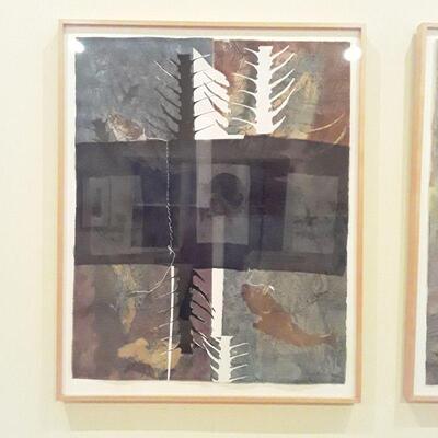 Judy Quinn Vol-Denuit mixed-media art pieces