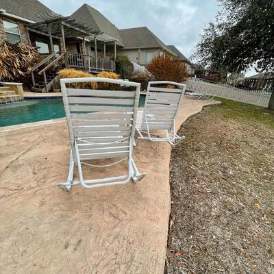 B - Pair or Patio/Pool Loungers