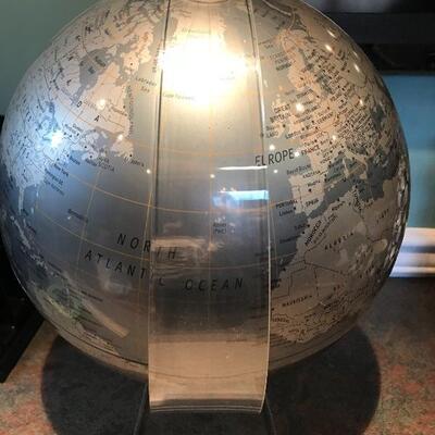 Lot 147:  MCM Diamond Marquise Globe with Lucite base and more