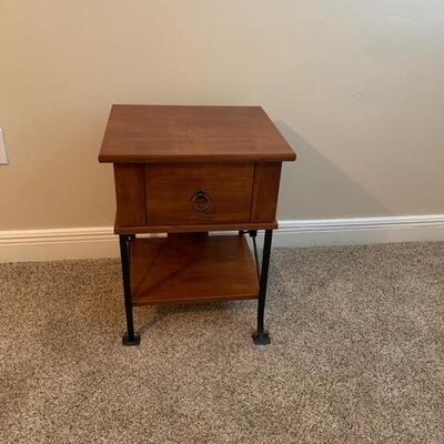 Sauder Small Occasional Table with Metal Legs