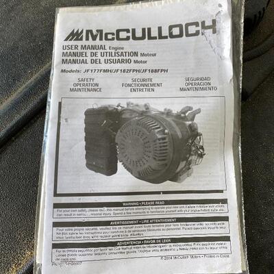 McCulloch Generator 