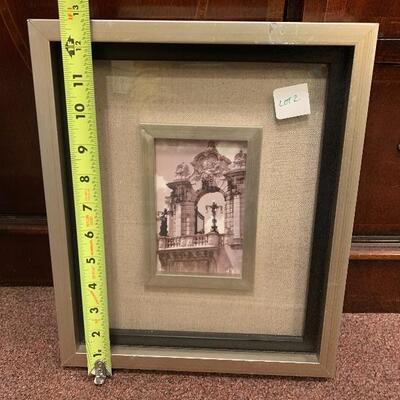 Lot of 9 framed art