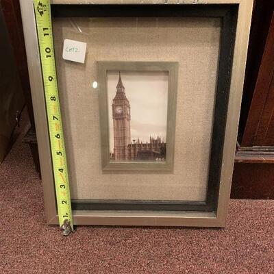 Lot of 9 framed art