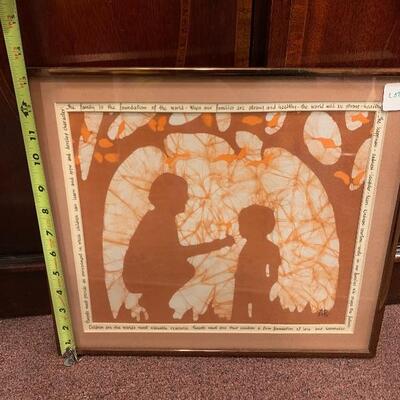 Lot of 9 framed art