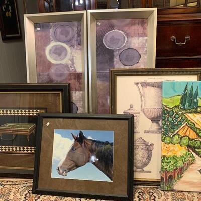 Lot 3 - 6 framed pictures