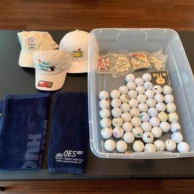 Assorted Golf Balls and Accessories 