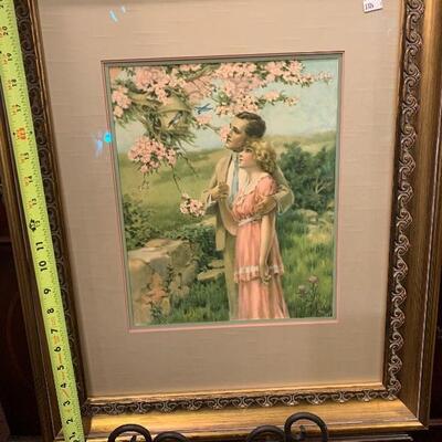 Lot 6-vintage framed picture