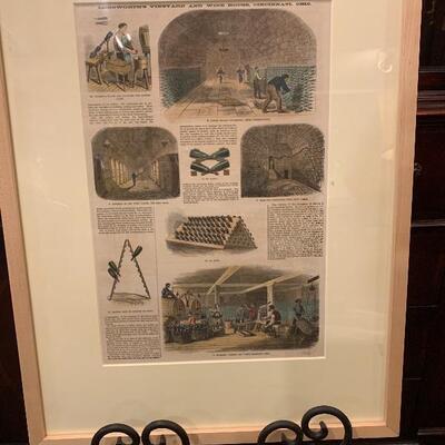 Lot 16-1866 Longworth Vineyard and Winehouse 17 x 22