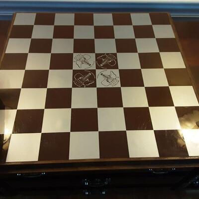 Avon Club Chess Board & Cologne Bottle Pieces