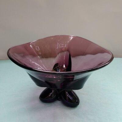 Purple art glass
