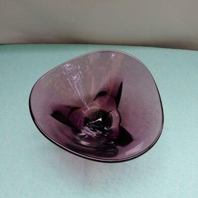 Purple art glass