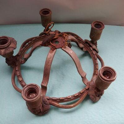 Bradley Hubbard Brass chandelier