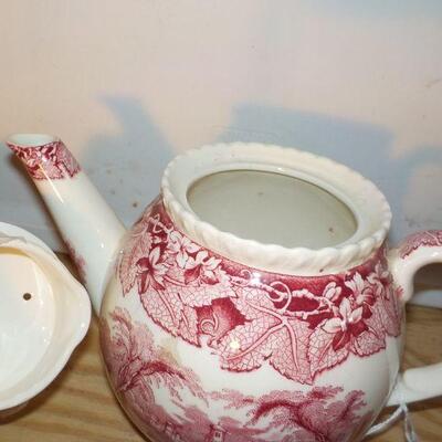 " Vintage Masons Vista Gadroon Teapot ".