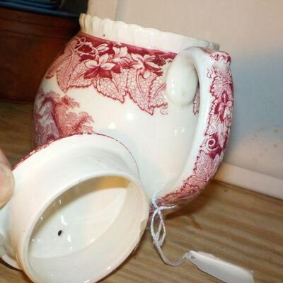 " Vintage Masons Vista Gadroon Teapot ".